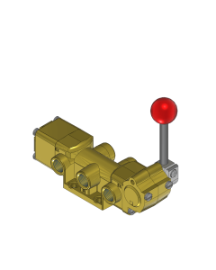 Valve, 4-Way, Brass