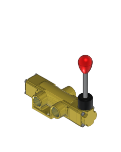 Valve, 3-Way, Brass
