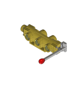Valve, 5-Way, Brass