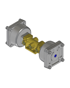 Valve, 4-Way, Brass