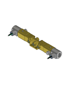 Valve, 4-Way, Brass, 120V60Hz