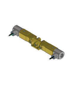 Valve, 4-Way, Brass, 24VDC