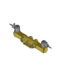 Valve, 4-Way, Brass, 24VDC