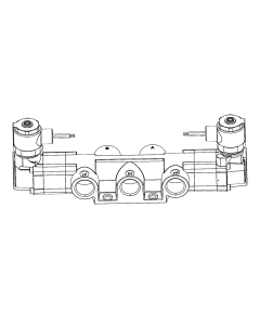 Valve, 5-Way, Brass, 24VDC