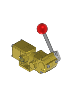 Valve, 2-Way, Brass