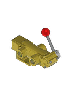 Valve, 3-Way, Brass
