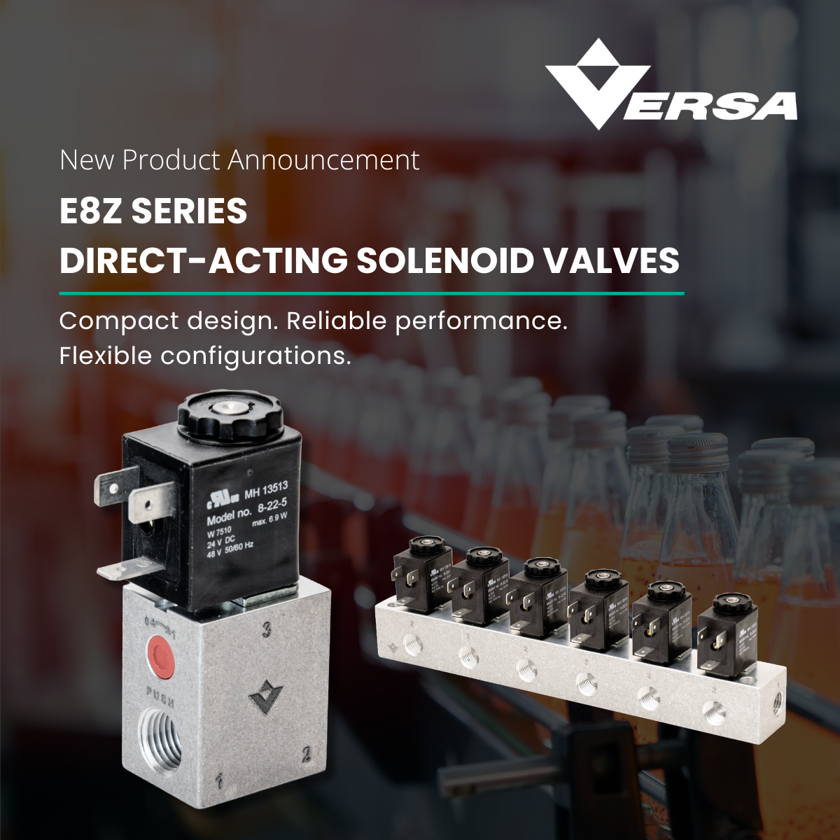 E8Z Series Direct Acting Solenoid Valves